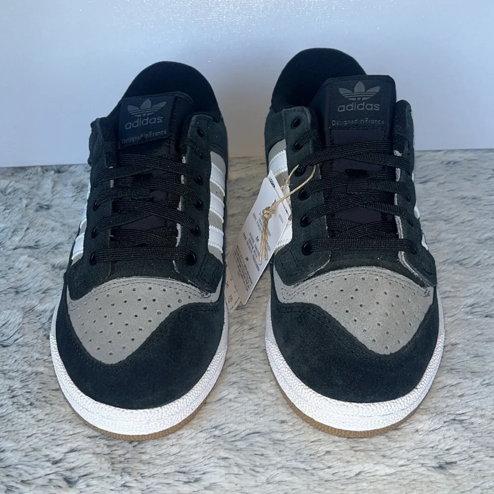 Men’s Adidas Centennial 85 Low ADV Black and Gray Sneakers